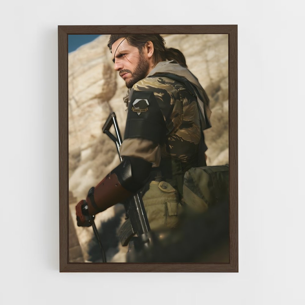 Poster Big Boss Rising – affiche Metal gear solid (vue 5)